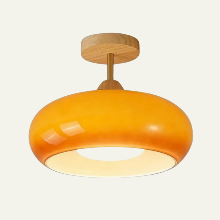 Retro Bauhaus Glass Ceiling Lamp S87