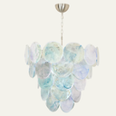 Vistosi Blue Murano Chandelier