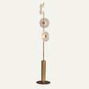 Glacier Crackle Glass Floor Lamp