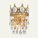 Vintage Crystal Wall Lamp