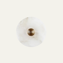 Round Alabaster Wall Lamp