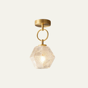 Diamond Cut Art Deco Ceiling Light