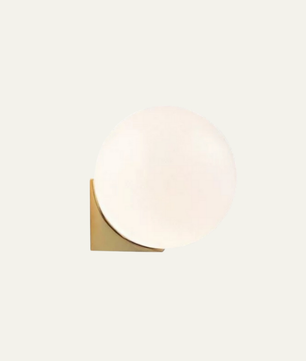 Minimalist Geometric Glass Globe Wall Lamp