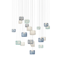 Square Multi Crystal Chandelier