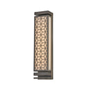 Reticolo Faux Marble Outdoor Wall Sconce